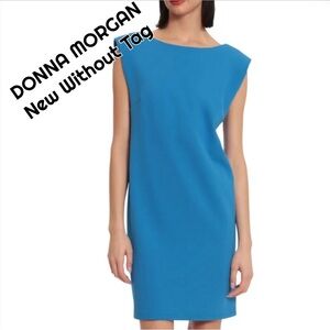 DONNA MORGAN PIPPA Dress in Ocean blue